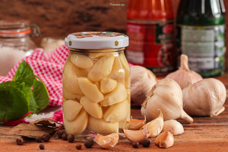 Маринованный чеснок