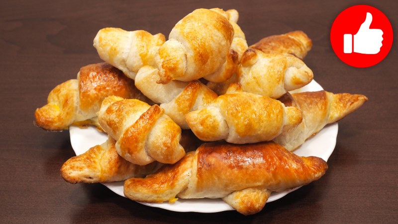 Круассаны из дрожжевого теста