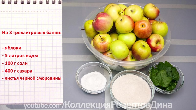 Моченые яблоки Семеренко