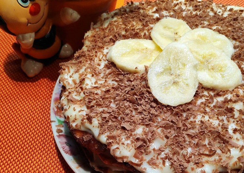 Торт из печенья без выпечки
