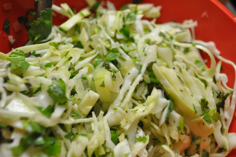 Салат с капустой и морковью