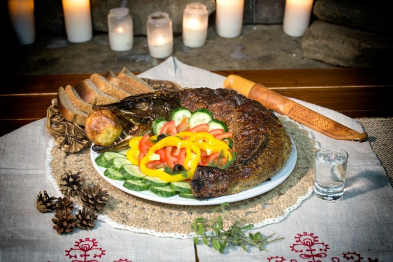 Картофельный КИШ С грибами