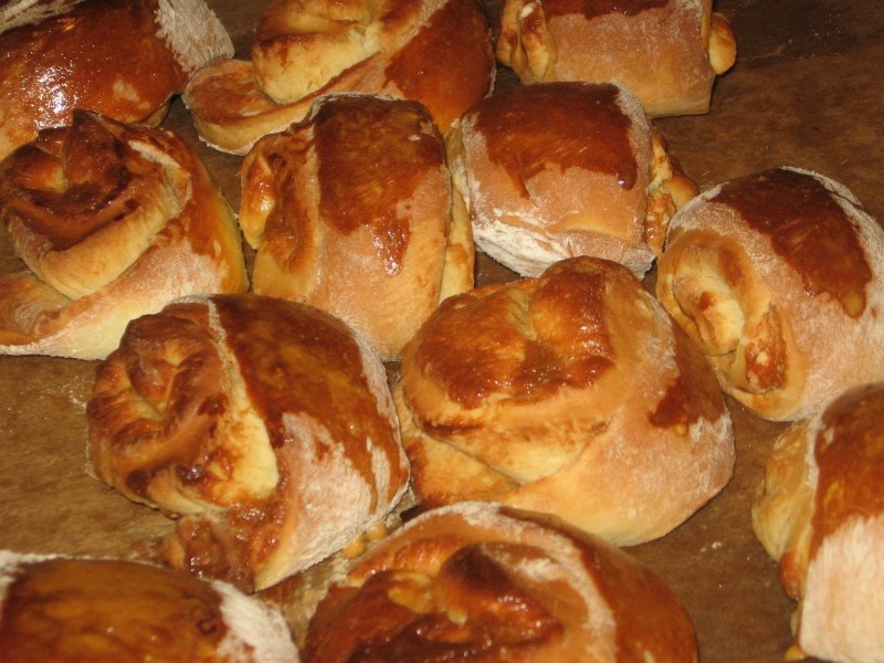 Рогалик булочка