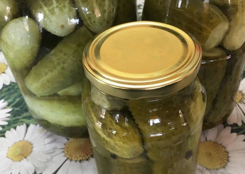 Огурцы на зиму с горчицей сухой