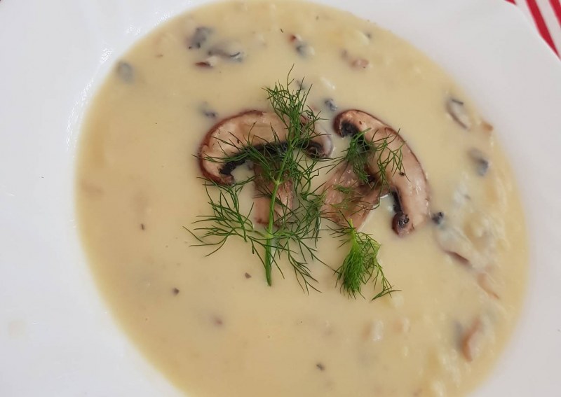 Куриный суп с плавленным сыром