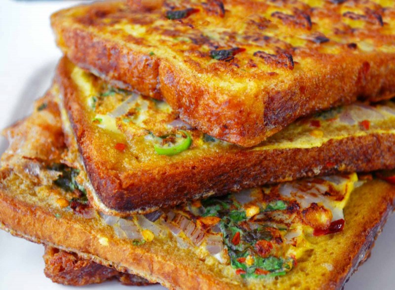 RUB the garlic over Bread