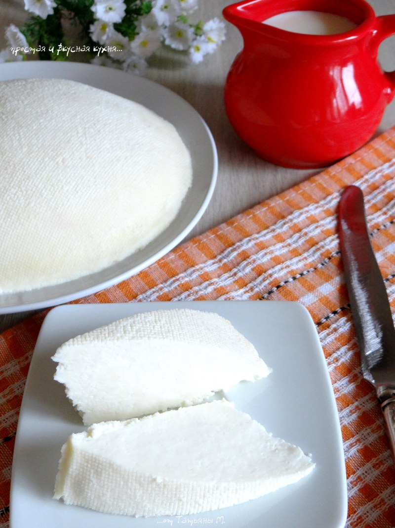 Сыр из скисшего молока