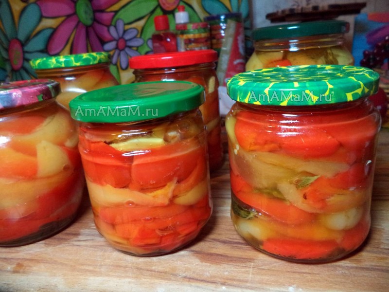 Маринованный болгарский перец на зиму