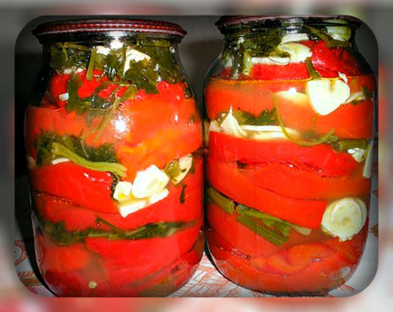 Маринованный болгарский перец