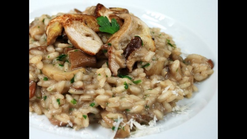 Ризотто пармеджано с куриной печенью
