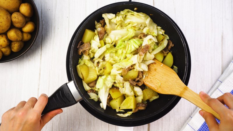 Жареная картошка с грибами