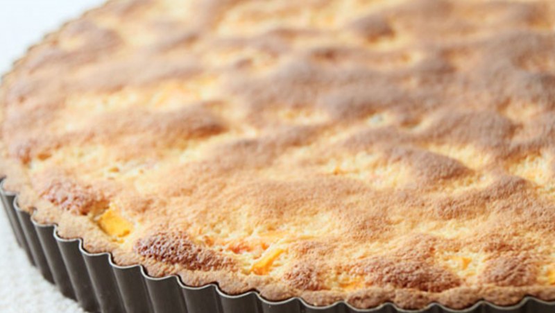 Пирог с яблоками и овсянкой