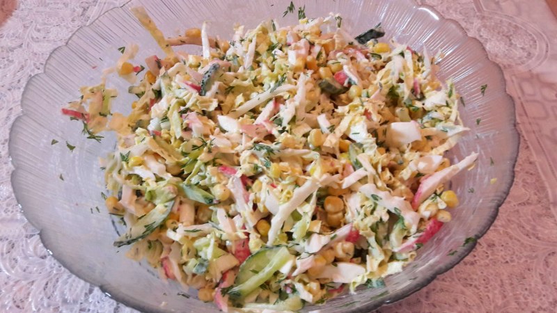 Пекинская капуста кукуруза