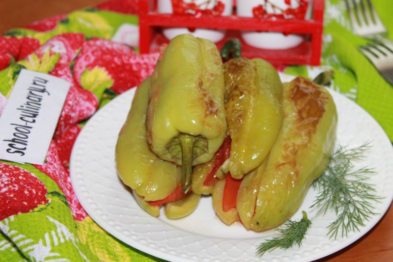 Запеченный сладкий перец