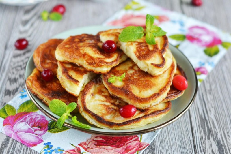 Оладьи из кукурузной каши