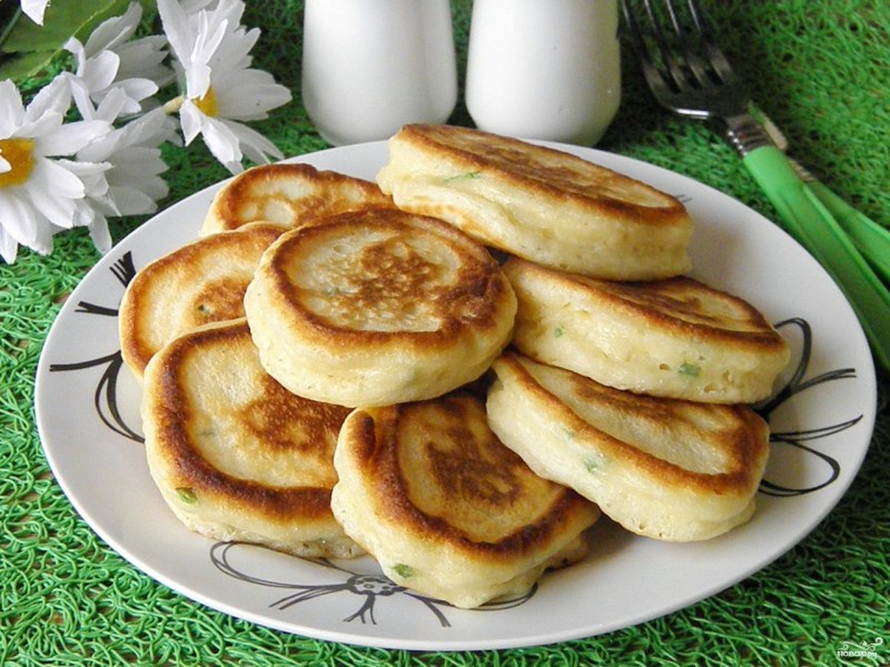 Оладьи на молоке с дрожжами