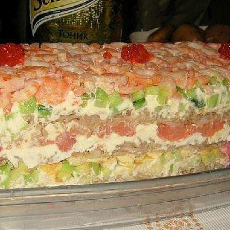 Роллы с салатиком