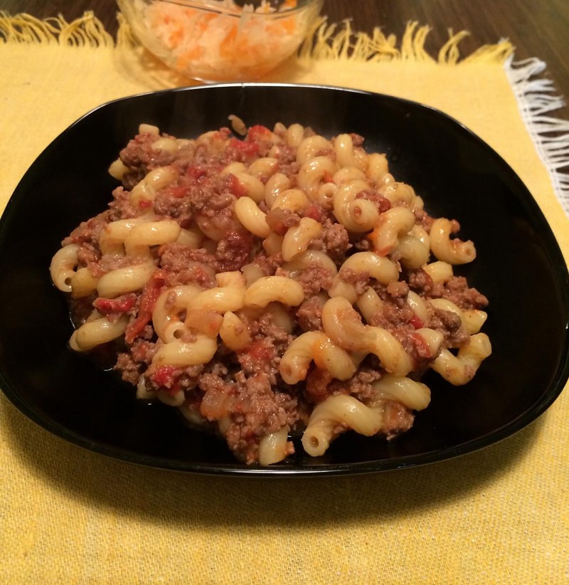 Макароны по флотски