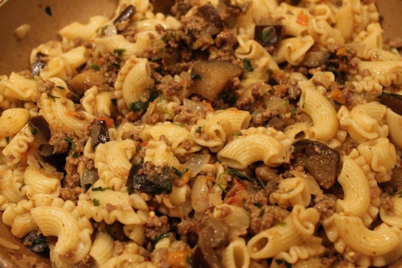 Макароны по-флотски с фаршем