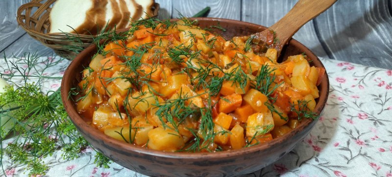 Курица с кабачками