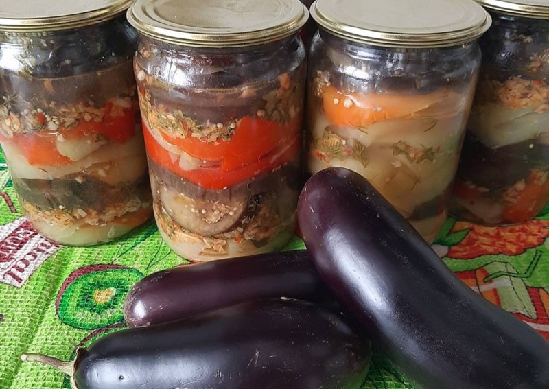 Салат из баклажанов на праздничный стол