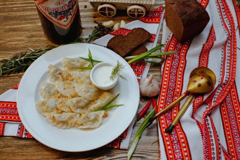 Вареники с говядиной