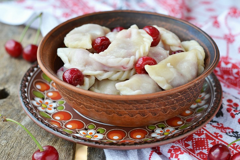 Вареники с картошкой и беконом