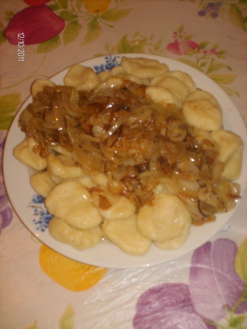 Капустные галушки