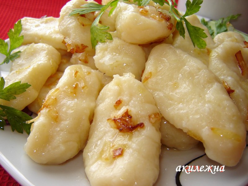 Ленивые вареники с картошкой