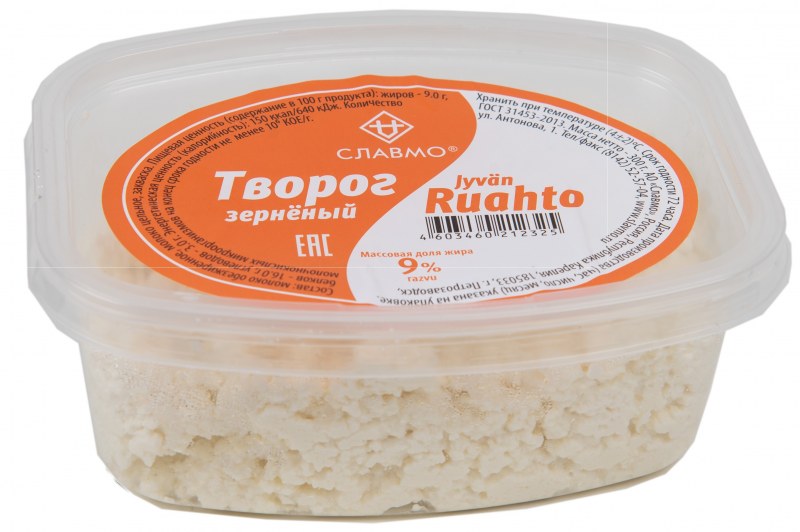 Продукт творожный творожок карат