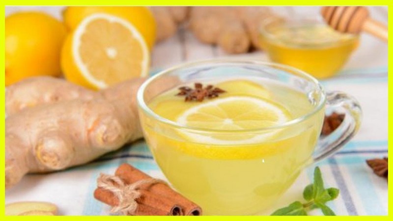 Чай с лимоном и медом
