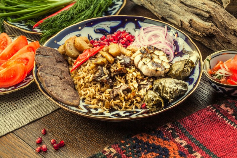 Чайхона Самарканд узбекская кухня