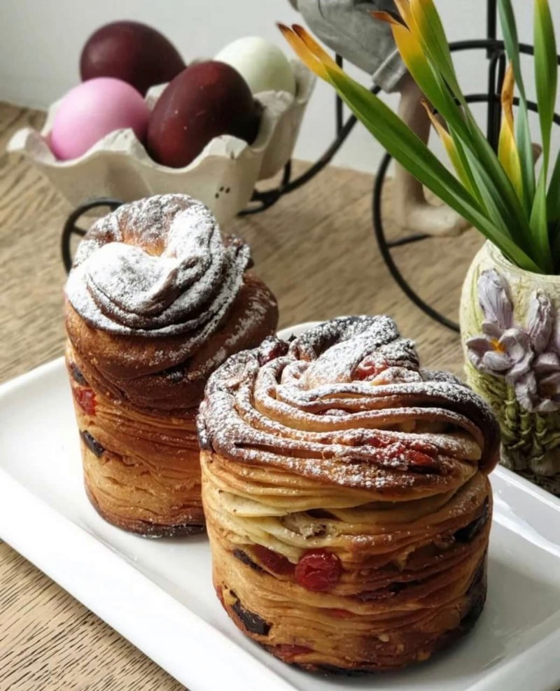 Кулич Пасхальный с цукатами