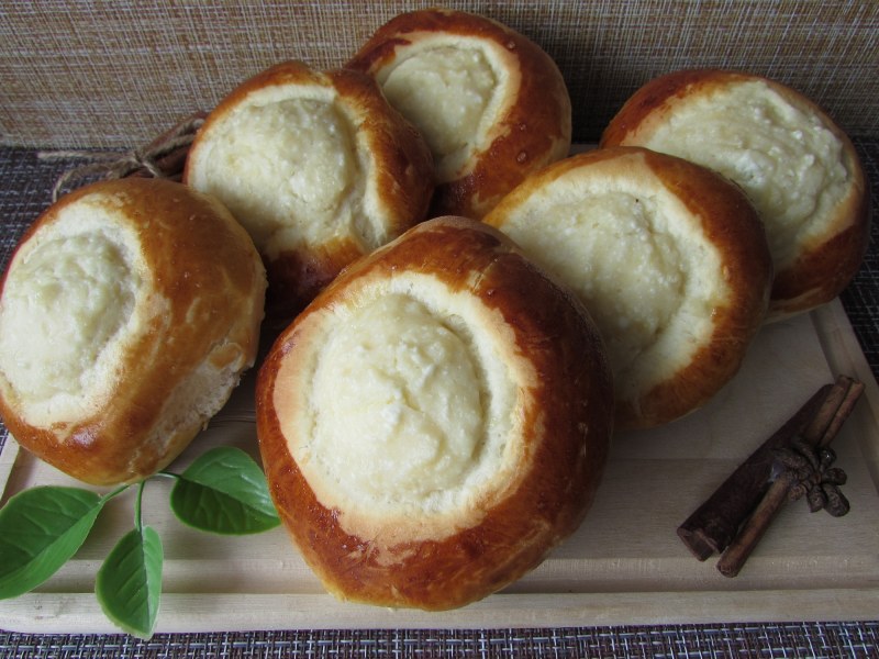 Вкусные ватрушки с творогом