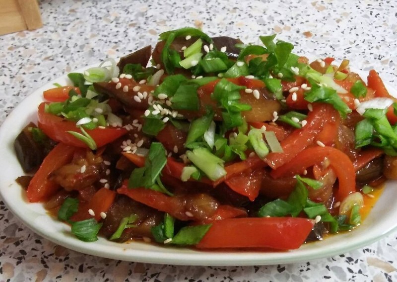 Салаты корейские баклажаны сочные