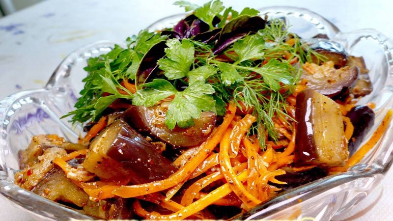 Салат Хе из баклажанов по-корейски
