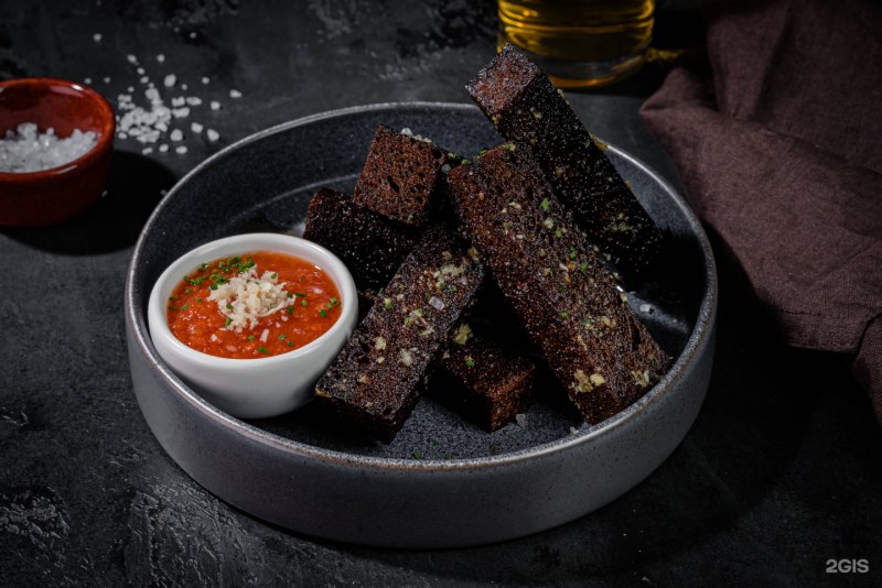 Ржаные чесночные гренки