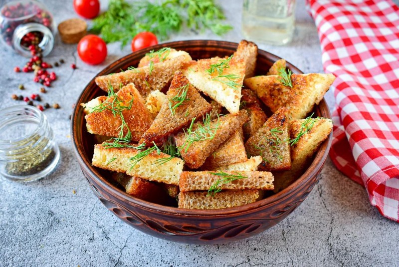 Вкусные сухарики