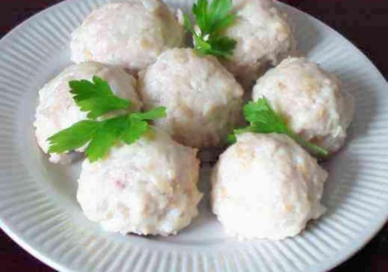 Кнели куриные с рисом
