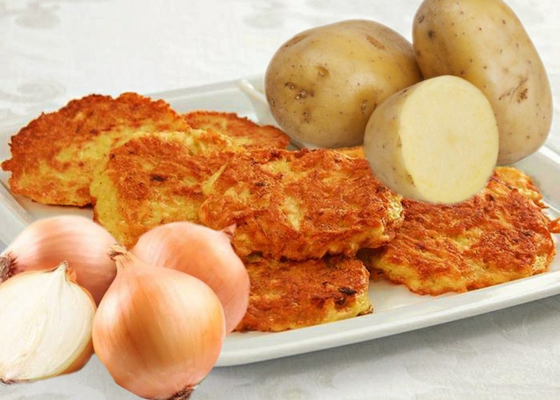 Драники с грибами