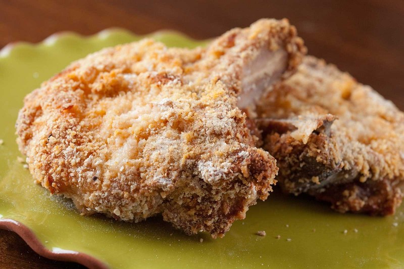 Мясо в сухарях