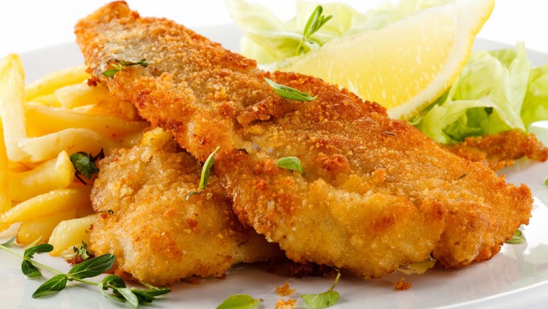 Рыбное филе в картофельном кляре