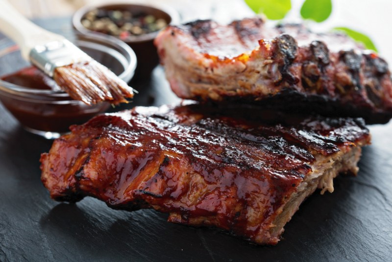 Свиные ребрышки BBQ