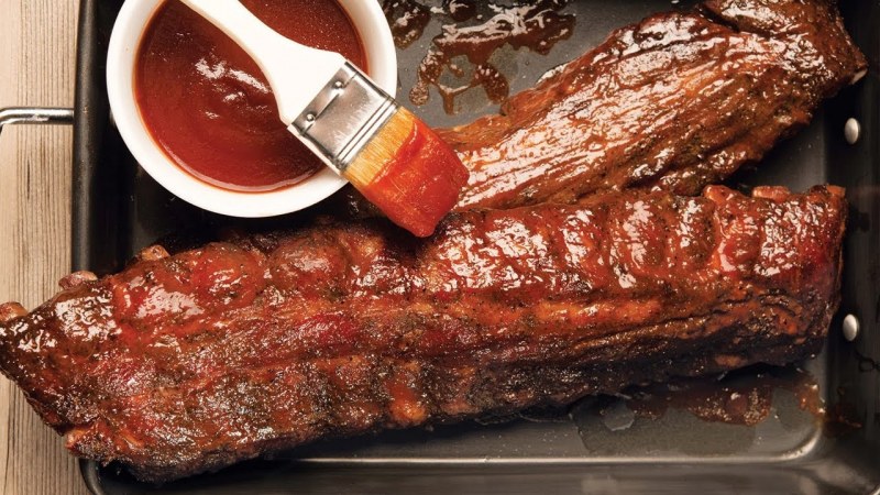 Свиные ребрышки BBQ
