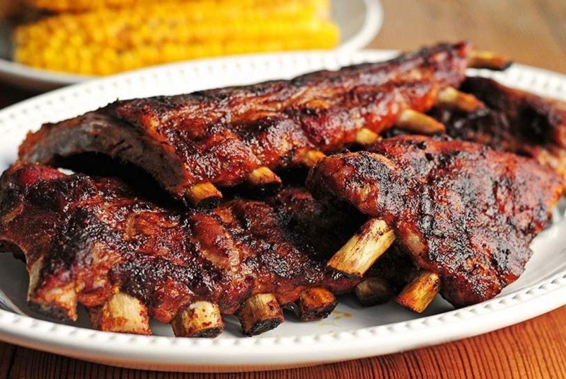 Свиные ребрышки BBQ