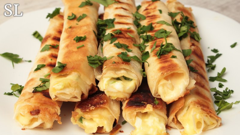 Лаваш с крабовыми палочками