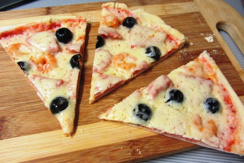 Красивая пицца домашняя