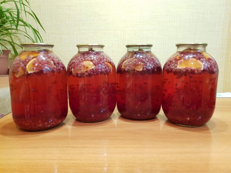 Красносмородиновый компот