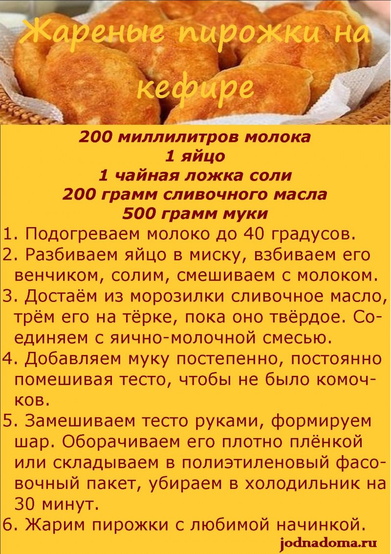 Пироженки на дрожжевом тесте