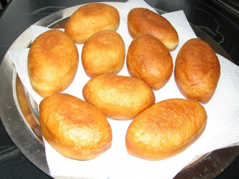 Пышные пирожки на кефире